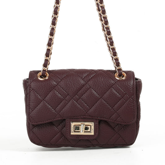 896121 Veske EVITA  liten clutch  - burgunder