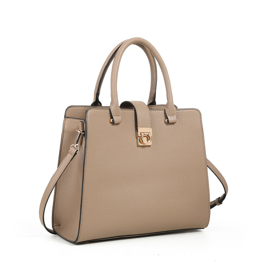 896407 Veske SIDSEL håndveske med flip - beige