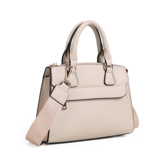 896607 Veske KAT liten håndveske med frontlomme - beige