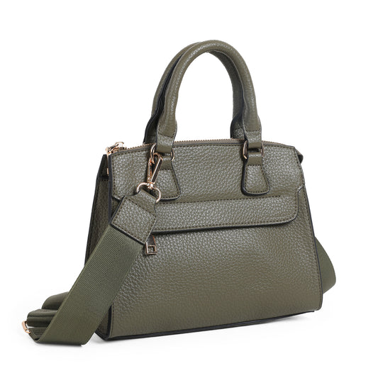 896650 Veske KAT liten håndveske med frontlomme - olivengrønn