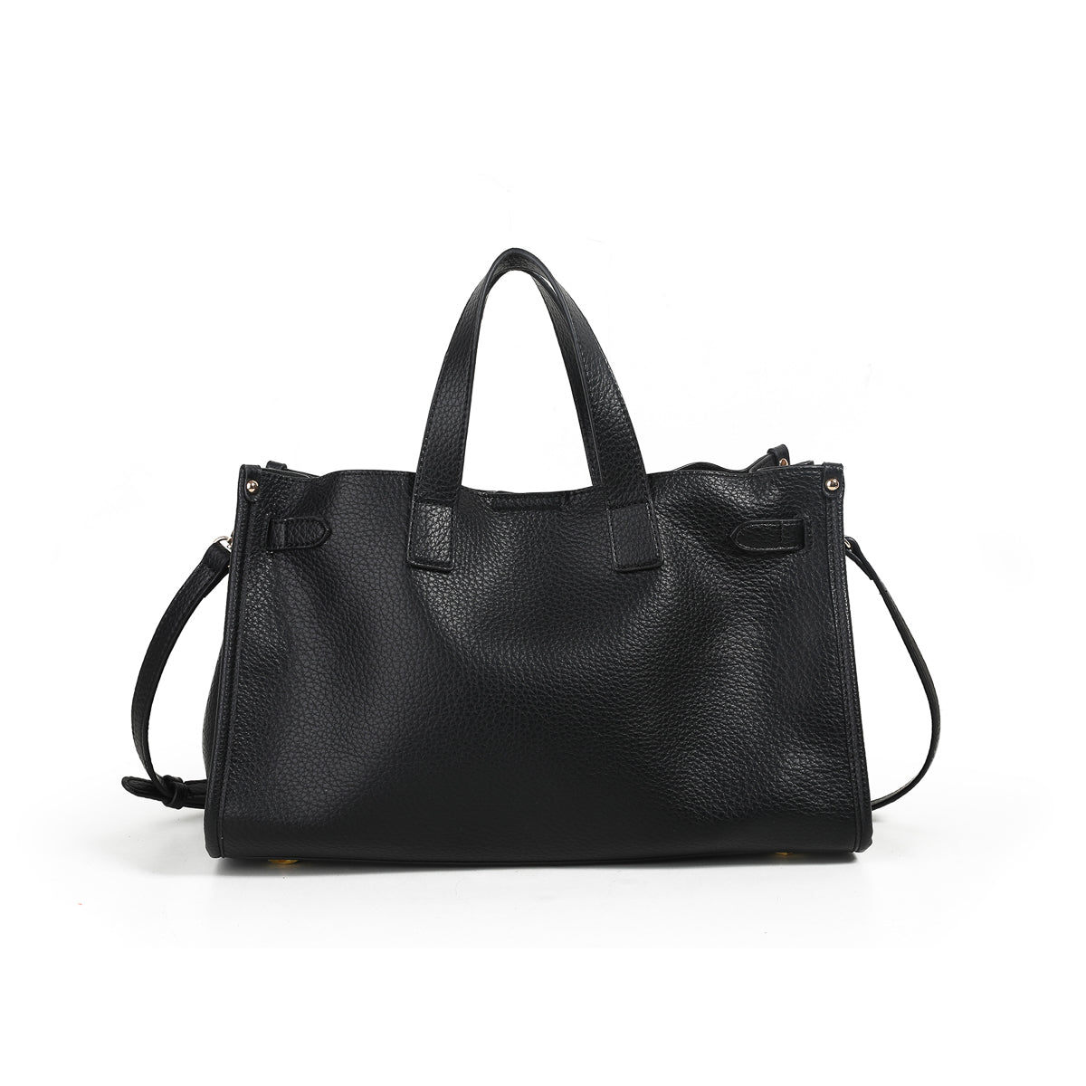 896801 Veske KRISTINE håndveske med buckle - svart