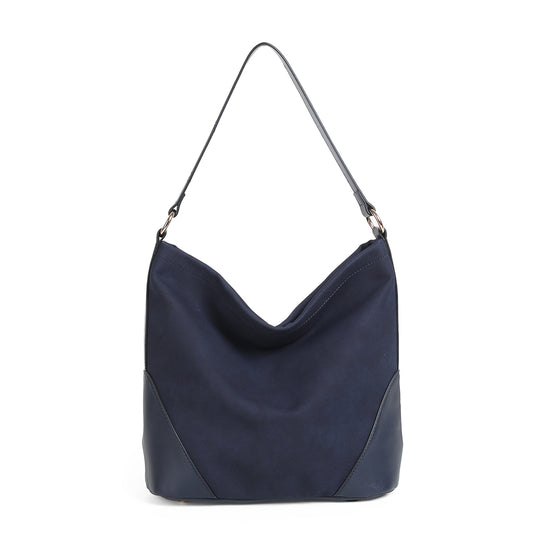 897341 Veske KJERSTI crossveske semsket look  - marine