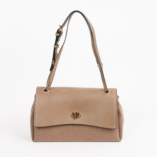 897705 Veske KARLY clutch - beige