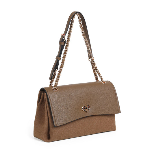 897711 Veske KARLY clutch - brun