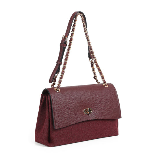 897721 Veske KARLY clutch -burgunder