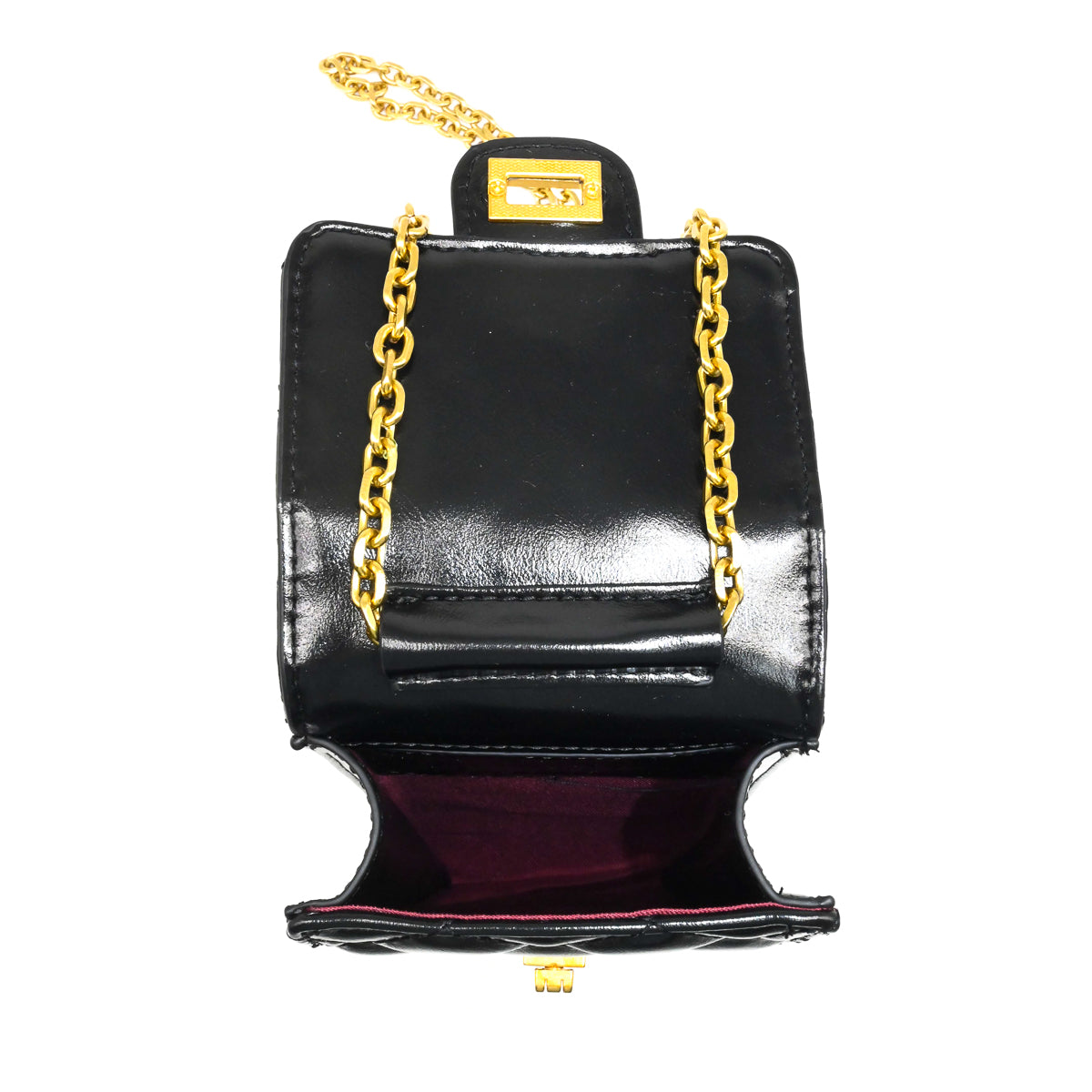 900101 Vesker, KRIS mobilveske shiny - svart