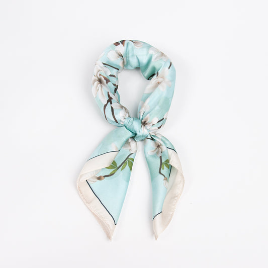 908036  Skjerf, Lite skjerf kirsebærblomster - rosa