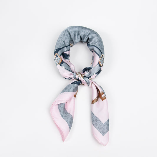 908336  Skjerf, Lite skjerf ny lenkeprint - rosa