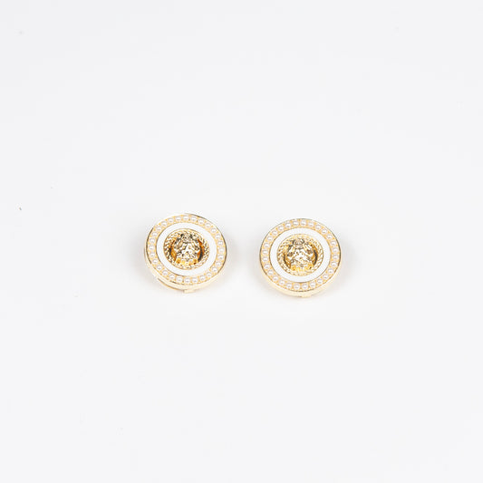 914262 Brosje, Knappedekor 2 pcs Versace - gull