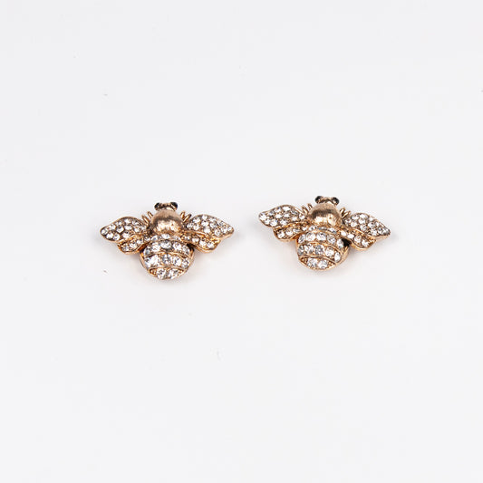 914462 Brosje, Knappedekor 2 pcs Humle - gull