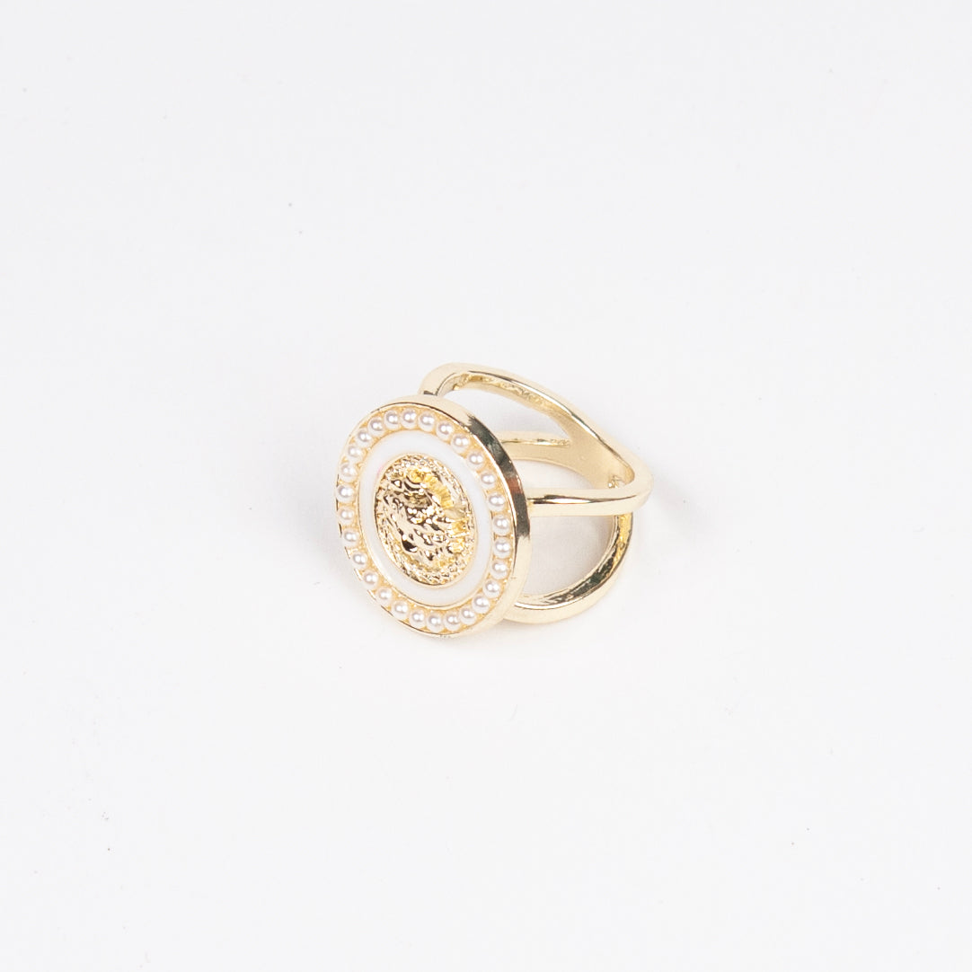 915162 Brosje, Skjerfring Versace - gull