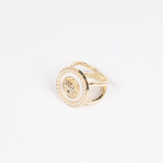 915162 Brosje, Skjerfring Versace - gull