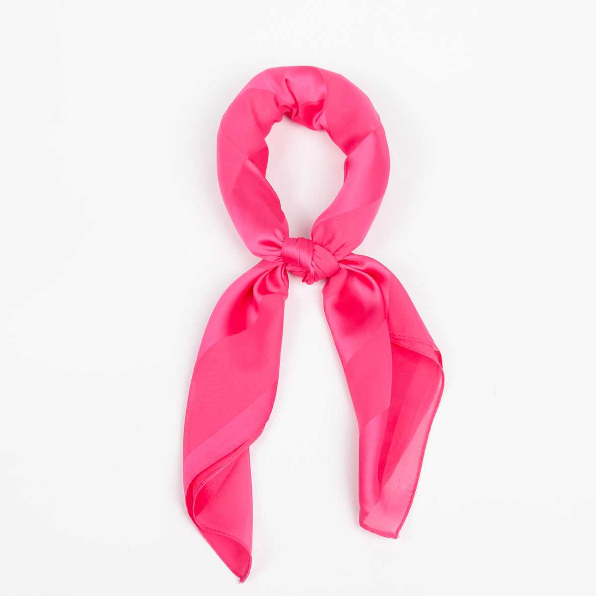 915232  Skjerf, Lite skjerf ensfarget ton-i-ton striper -pink