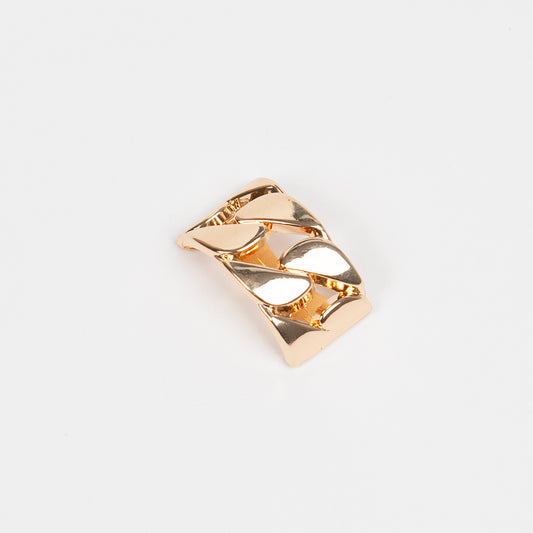 917062 Skjerf ring - Skjerfring lenkefront - gull