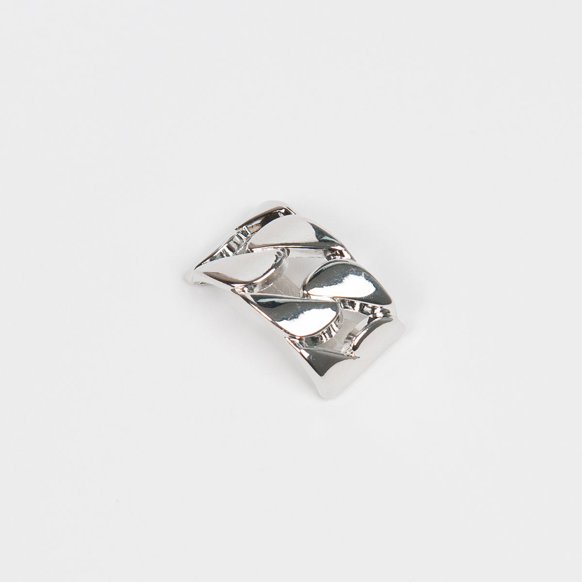 917086 Skjerf ring - Skjerfring lenkefront - sølv