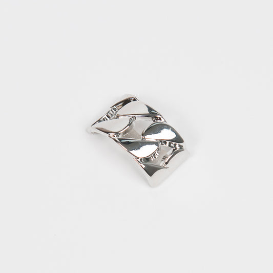 917086 Skjerf ring - Skjerfring lenkefront - sølv