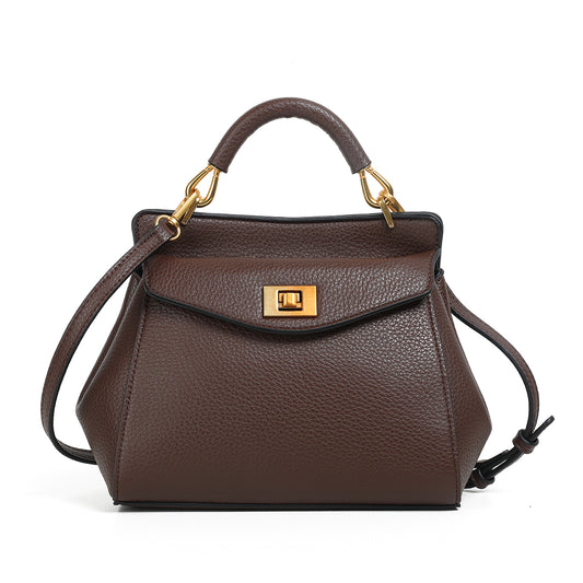 930811 Veske, NAPA liten veske med frontspenne - brun