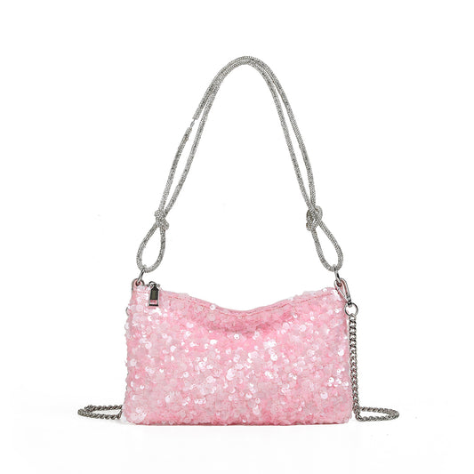 931136 Veske, NEW YORK soft partybag - rosa