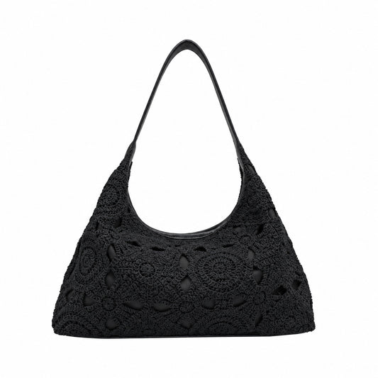 931201 Veske, NINA lace bag - svart