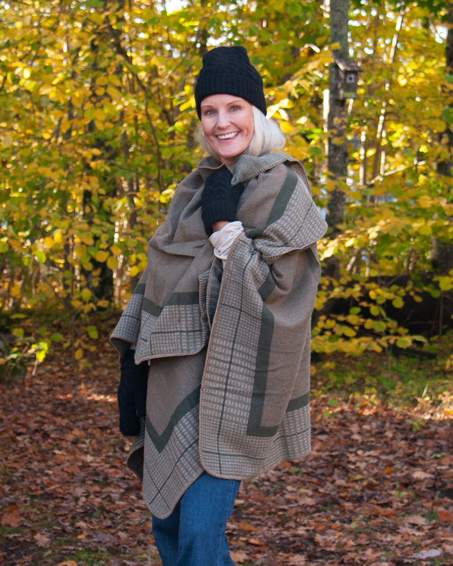 Poncho tweed pattern TS16065 - army