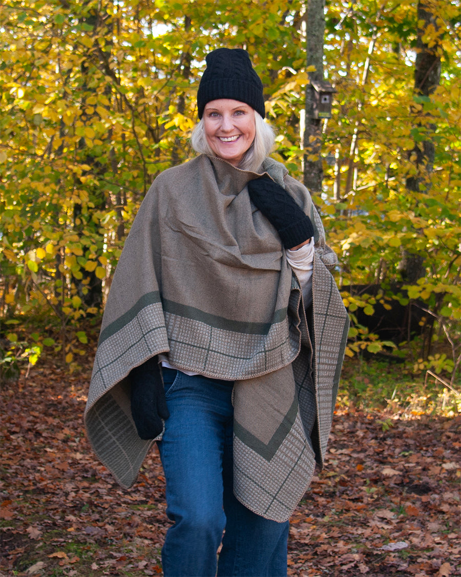 Poncho tweed pattern TS16065 - army