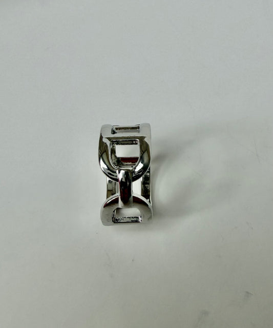 916986 Skjerf ring - Skjerfring med DD - sølv